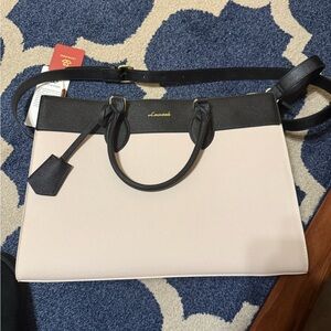 Lovevook Black and Cream Women's Bag